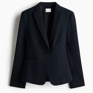 Navy Blue Fitted Blazer size S